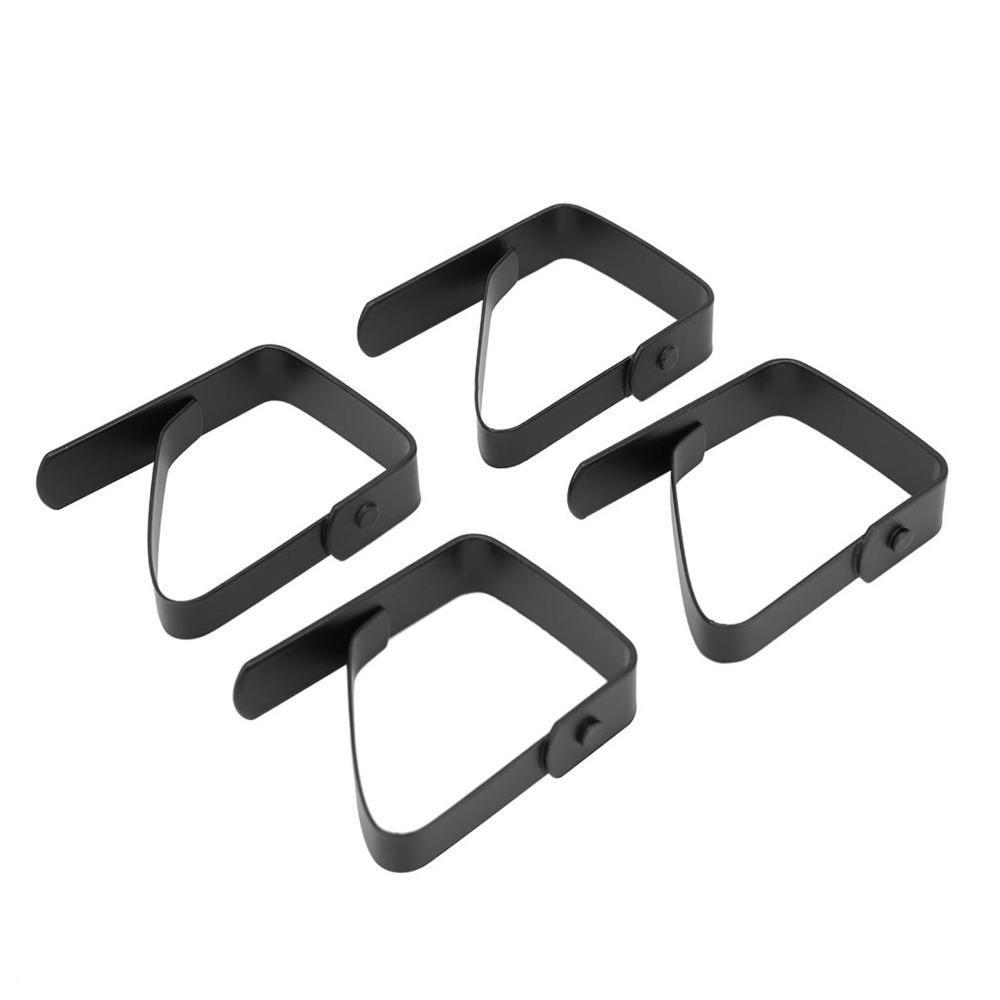 4PCS Stainless Steel Table Cloth Clips Smooth Edges Anti Slip Tablecloth Holder Clamps Large Rustproof Table Cloth Clamps белый