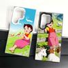 Heidi Cartoon Cute Shockproof Phone Case for Samsung Galaxy S26 Edge S25 Ultra S24 FE S23 Plus S21 Cover Anti Fall Fundas