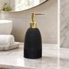 Resin Countertop Dispenser Bottle with Handaction Pump Ergonomic Frosted Soap