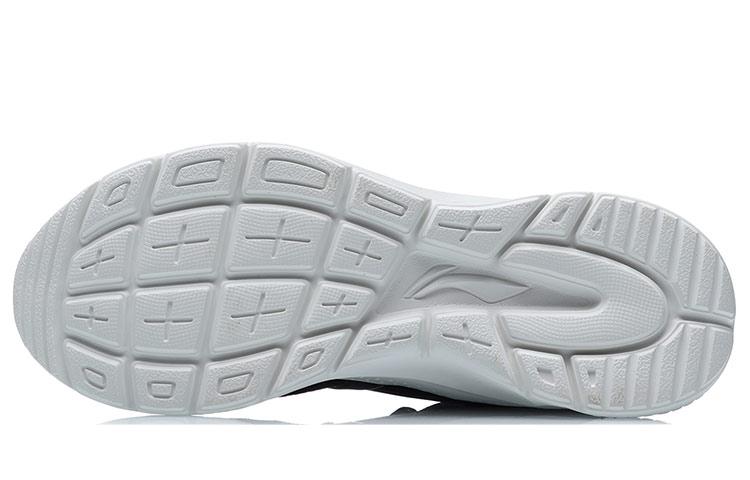 Li Ning Liuyun Lightweight Slip Resistant, Abrasion Resistant, Lightweight Low top Running Shoes Women's Black White AGLR036-1