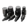10 Pcs Damaged Broken Screw Extractor Easy Out Stripped Screw Remover Hexagon Head Bit Socket Wrench Bolt Remover Tool