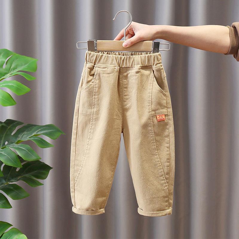 Spring Kids Pants Trousers Boys Thin Long Pants Spring Fall Casual Wear Simple Design Baby Childrens Clothing