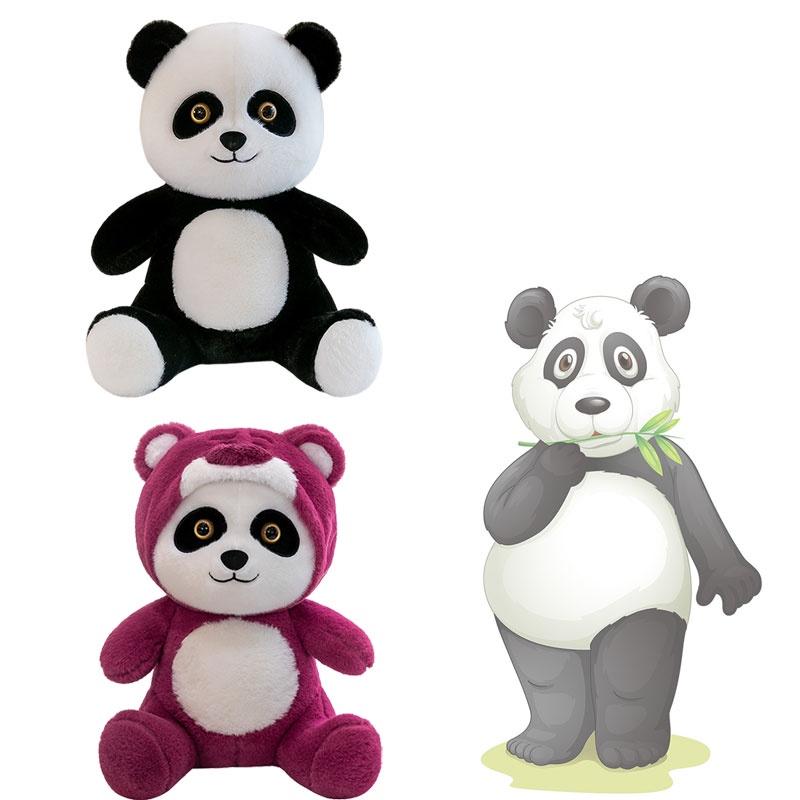 Cute Panda Plush Toy For Girls Perfect Birthday Gift Or Opening Event Present 40cm 0.5kg