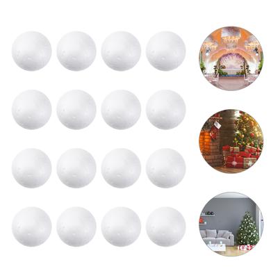 White Foam Stress Diy Foam Modeling Craft Solid Polystyrene Round Spheres DIY Stuff Balls For Wedding Party Decorative