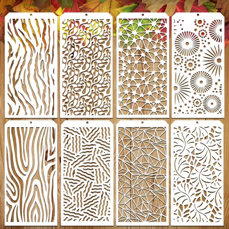 Reusable Artistic Template Craft Tool With Quality PET Materials Precisions Cut For Multiple Surfaces Decoration Project