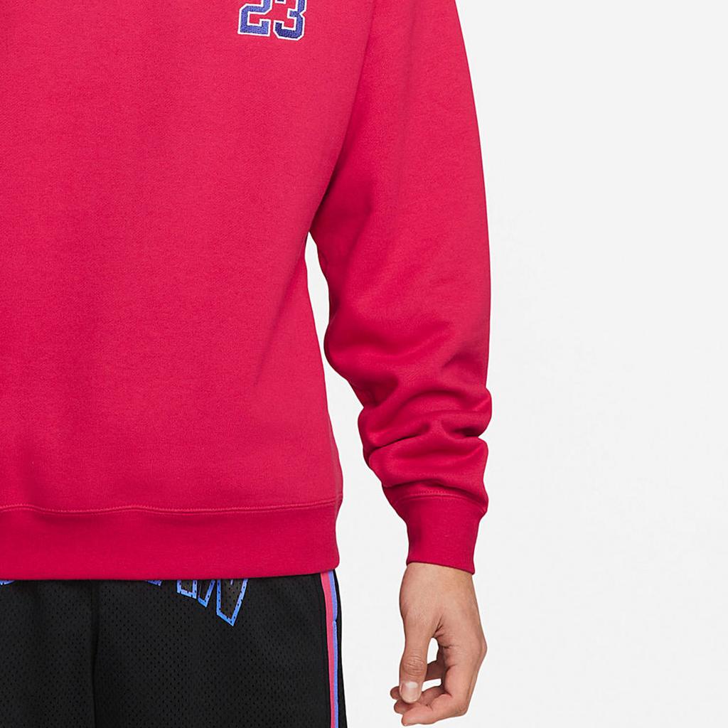 Jordan Casual Alphabet Numeric Crew Neck Long Sleeve Sweatshirt Men Tops Magenta DR6421-614