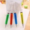 4Pcs Multicolor Syringe Needle Tube Shape Black Ink Ballpoint Ball Point Pen