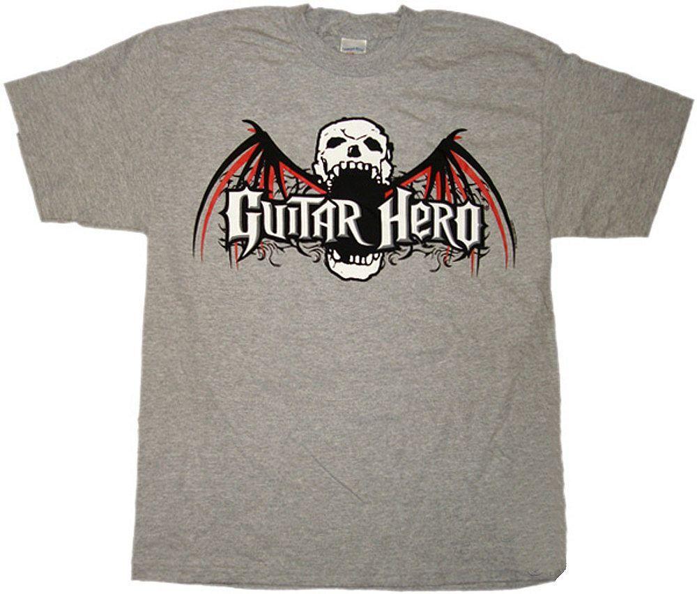 Guitar Hero Big Mouth Skull Child T-Shirt M