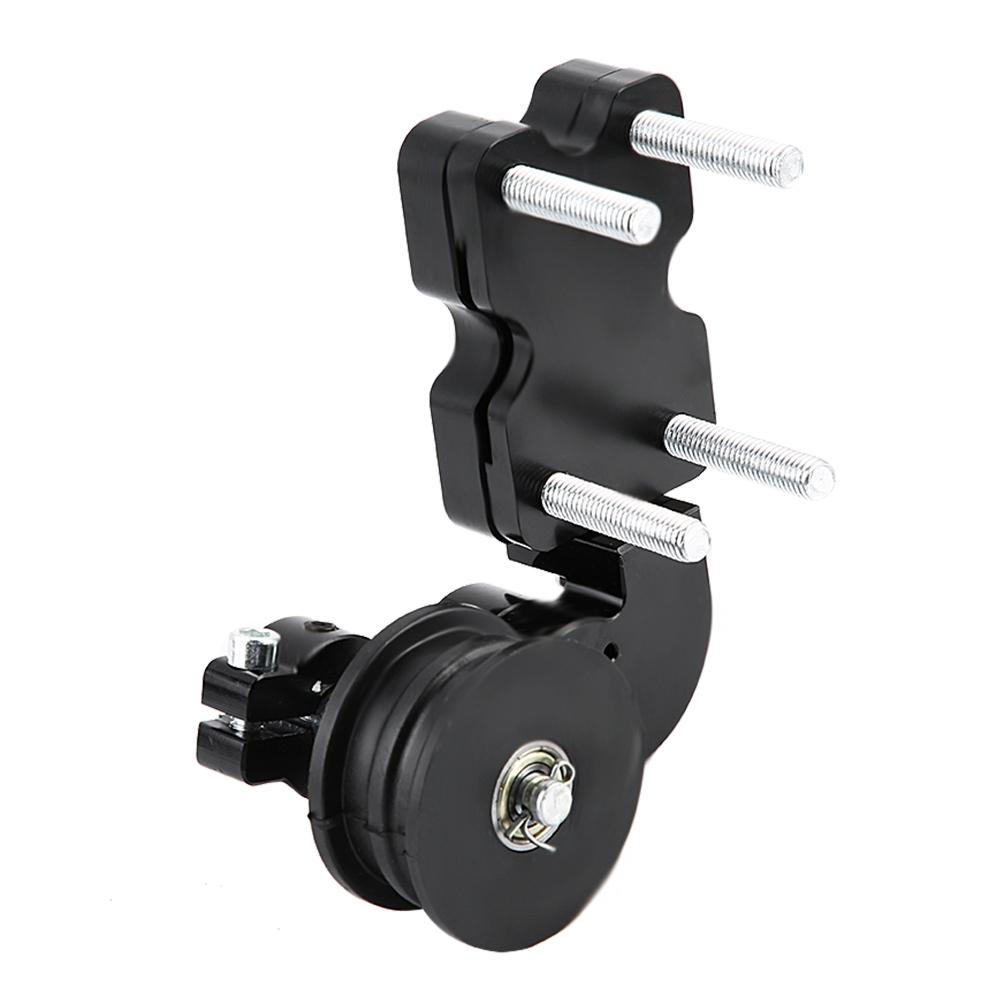 Motorcycle Aluminum Chain Tensioner Bolt Auto Adjuster on Roller Tool Black