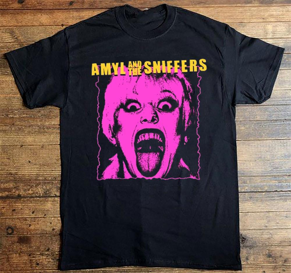 

НОВЫЙ Постер Группы Amyl and the Sniffers Футболка Черная Все Размеры S-5XL AR1466 Унисекс Футболка XXL