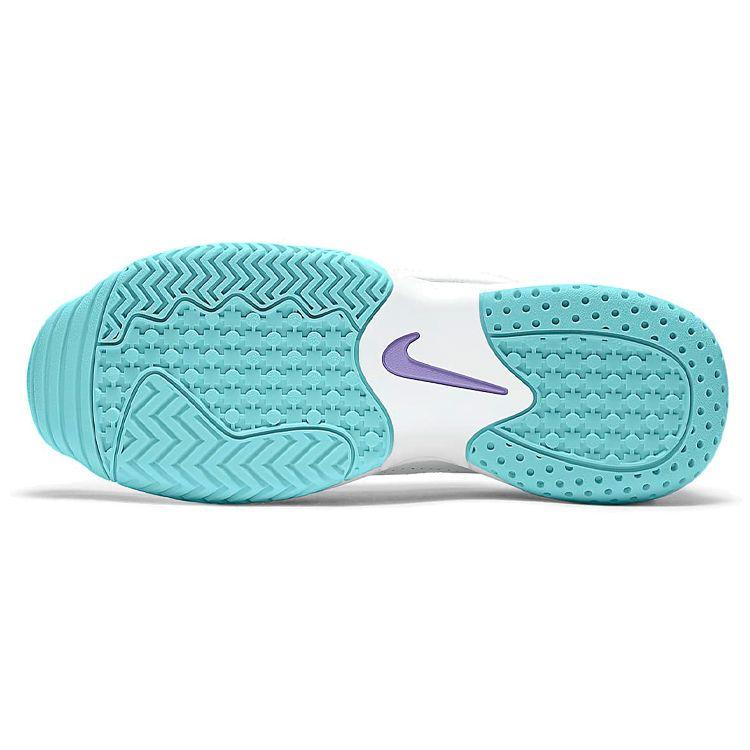 Nike Court Lite 2 Classic Comfortable Shock Absorption Slip Resistant Durable Low Top Tennis Shoes Women sneaker White Blue Purple AR8838-124