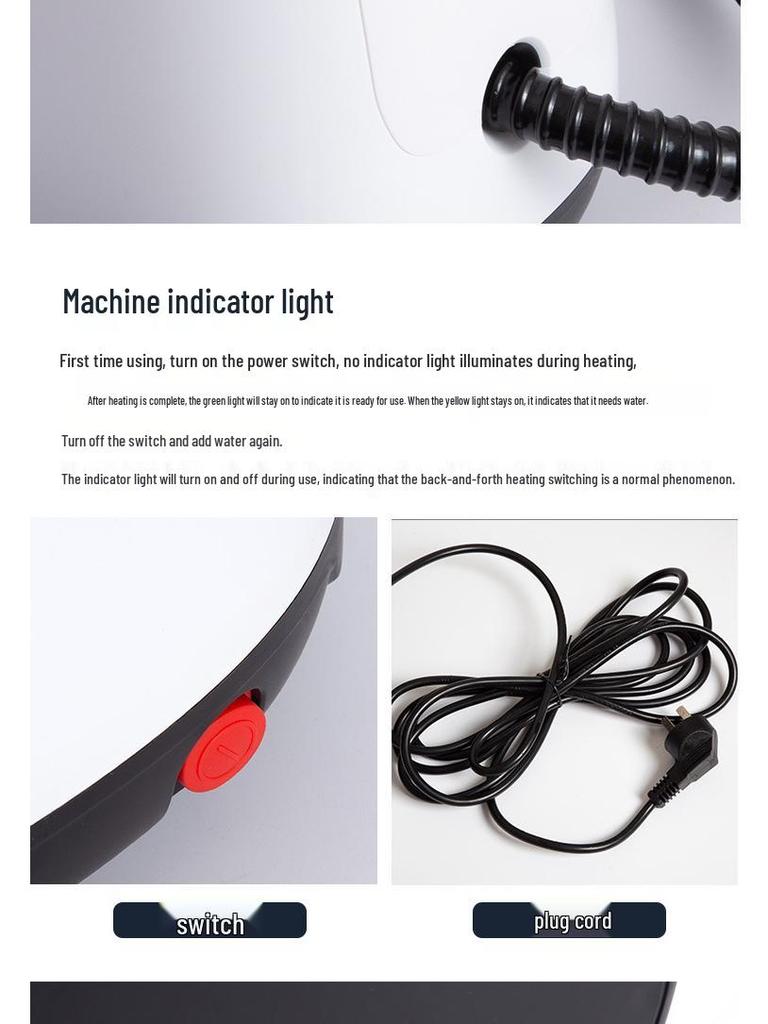 High-Temperature Steam Cleaner for Home, Auto Use, Formaldehyde Removal, & European/American Standards