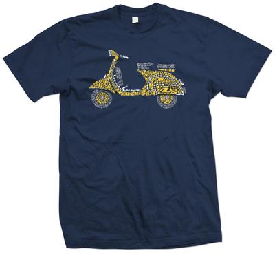 Moped T Shirt - Scooter T Shirt - MOD T Shirt - Moped Rider T Shirt - XS To 5XL