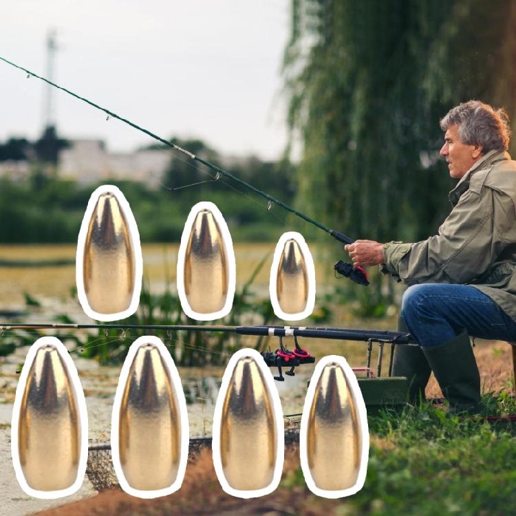 Versatiles Fishing Weight Space Bean Quick-Sinking Fishing Pendants Throw Poles Sinking Hollows Pendants