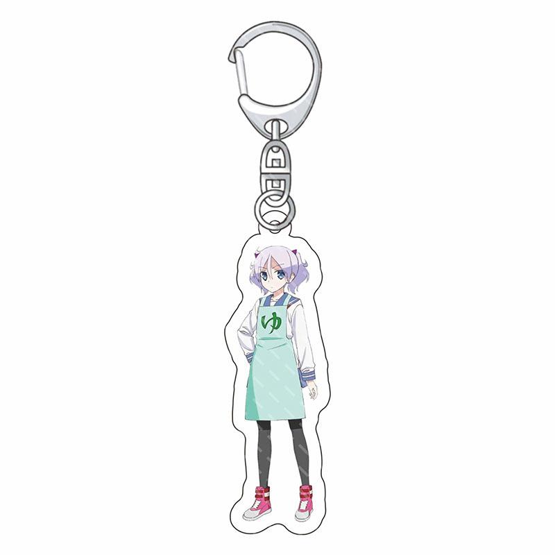 Fly Me To The Moon Yuzaki Nasa Anime Acrylic Fun Keychain Animation Related Products Girls Gifts Key Chain Bag Charms Pendant