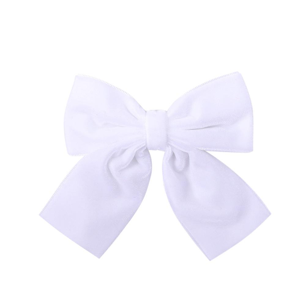 Neue Kinder-Haaraccessoires Samt Handgefertigte Schleife Haarspangen Niedliche Prinzessin Einreihige Spange Kopfschmuck für Babys