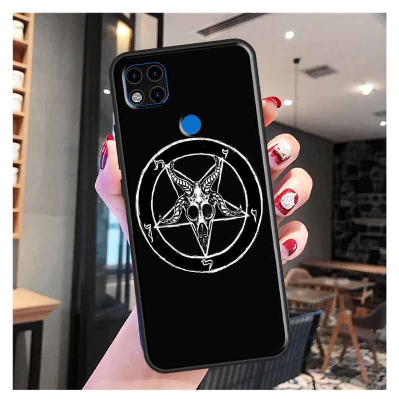 Pouzdro Satanic Demon pro Redmi 10 pro Xiaomi Redmi Note 11 Pro 8 9 10 Pro 8T 9S 10S 9A 9C 9T Cover Fundas