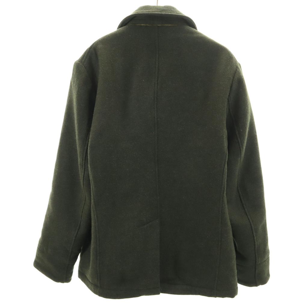 AQUARAMA made in Italy pea coat 52 khaki P coat Men's Used