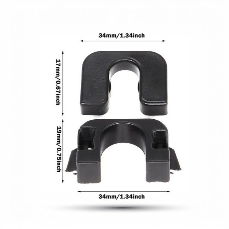 10 Pezzi Clip di Supporto per Vano Portabagagli Posteriore dell'Auto Staffa di Fissaggio Coperchio Bagagliaio Sostituzione Fibbia di Fissaggio Divisorio Bagagli Interno Auto