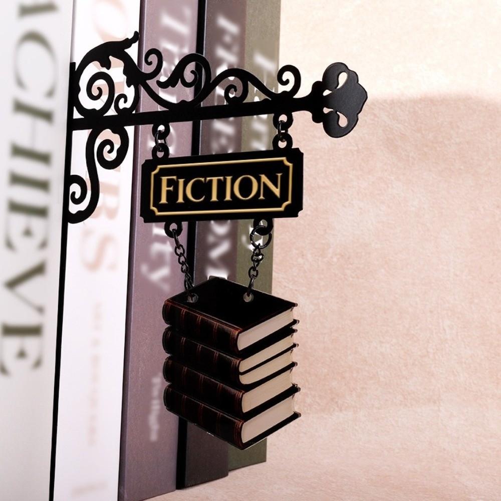 Lightweight Bookend Hanging Plaque Creative Book Partition Board Shelf Organizer  Study Desk