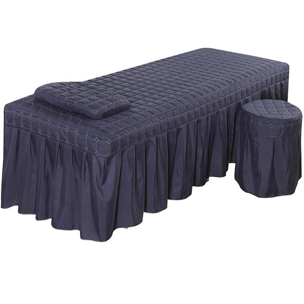 Fusta Masa de Masaj de Culoare Solida Fata de Perna Husa Scaun Beauty Facial Set Lenjerie de Pat