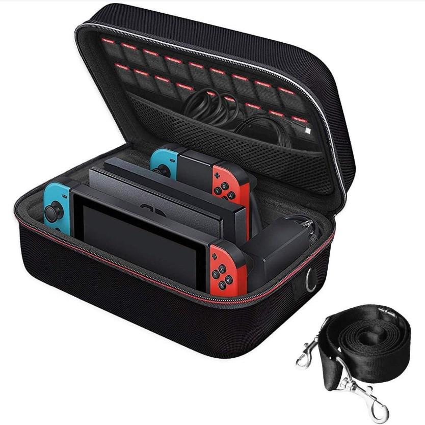 Custom Protective EVA Waterproof Portable Video Game Player Travel Switch Case Switch Game Case EVA+Nylon
