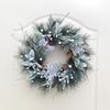 Christmas Door Wreath Holiday Decor Christmas Winter Wreath With Pine Cones For Kitchen Window Porch Centerpiece Party Indoor