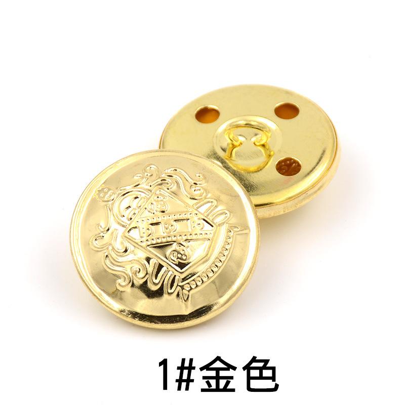 Copper Buttons Vintage Logo Bronze Silver Denim Jacket Buttons Clothes Coats Clothing Buttons Accessories