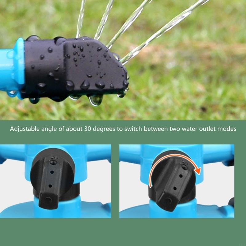 Drehbarer Wassersprenger Garten Rasen Automatischer Sprenger Gartenbewässerung Bewässerung X3UC