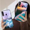 Sea Storm Small Sailboat For Samsung Galaxy A20 A20s 21s A22 A23 A24 A25 A26 A42 A90 A50 A55 52s A56 A70 A71 72 Glass Phone Case