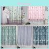Cortinas Vergas Versáteis Com Ganchos Decorativos de Velcro Ideais Para Decorações de Janelas Estilosas