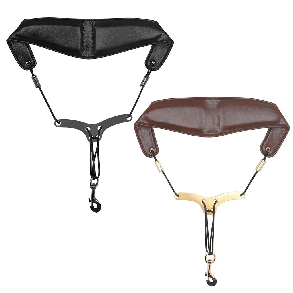 Tracolla per Sassofono Sling a Spalla per Sassofono Collo Cinghie Regolabili Imbracatura Cintura Metallica per Sassofono Contralto Accessori Imbottiti Laccio con Moschettone