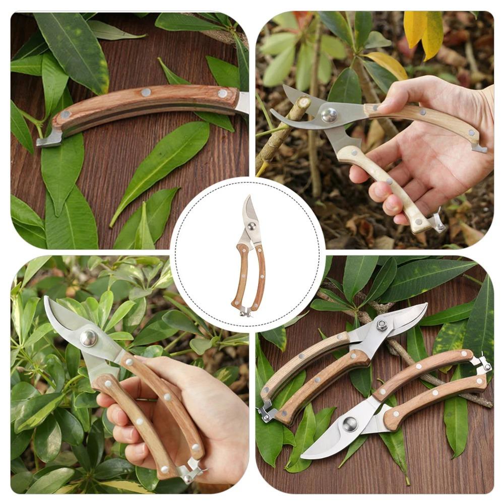 1 Stück Multifunktionale Gartenschere Praktische Baumschere zum Schneiden von Ästen, Blumen, Gras Langlebige Edelstahl-Handschere