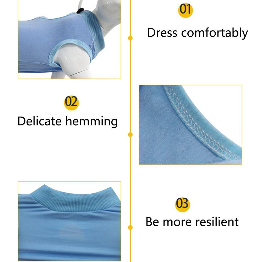 Soft Cat Recovery Suit Anti Bite Cat Neutering Wear Washable Physiological Clothes  Kitten