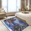 Christmas Tree Illustration Doormat Entrance Kitchen Floor Bath Mat Living Room Hallway Carpet Home Docor Rug