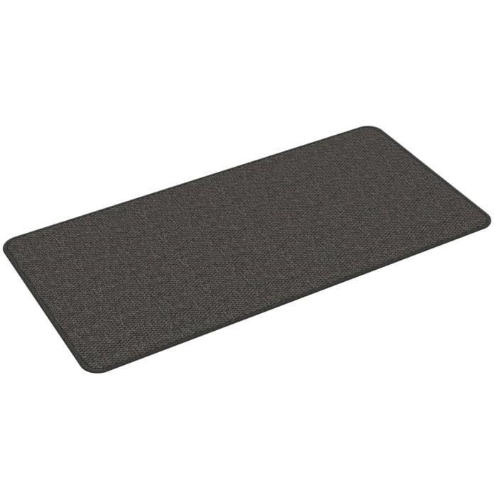VidaXL Tapis de couloir aspect sisal anthracite 50x100 cm 355774