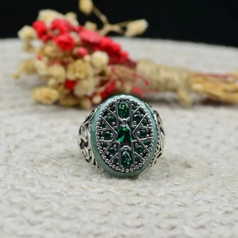 Ethnic-Style Patterned Ring Accessories Retro Fashionable European American Trendy Accessories