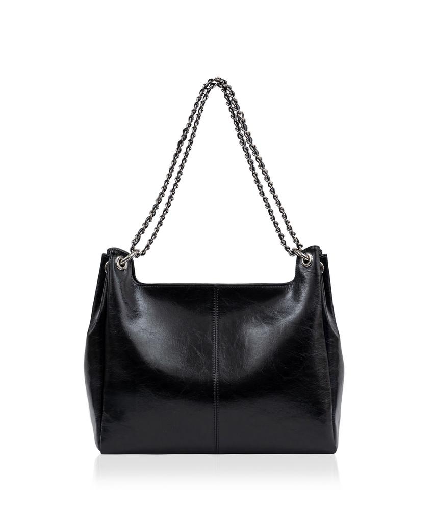 Lovecharm Maël Shoulder Bag_L_Chain_Black