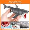 Animal Realistic Marine White Shark Model With Movable Jaws For Decor Aquarium