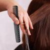 6pcs Carbon Fine Cutting Combs Salon Barber Plastic Hairdressing Flat Top Styling Combs