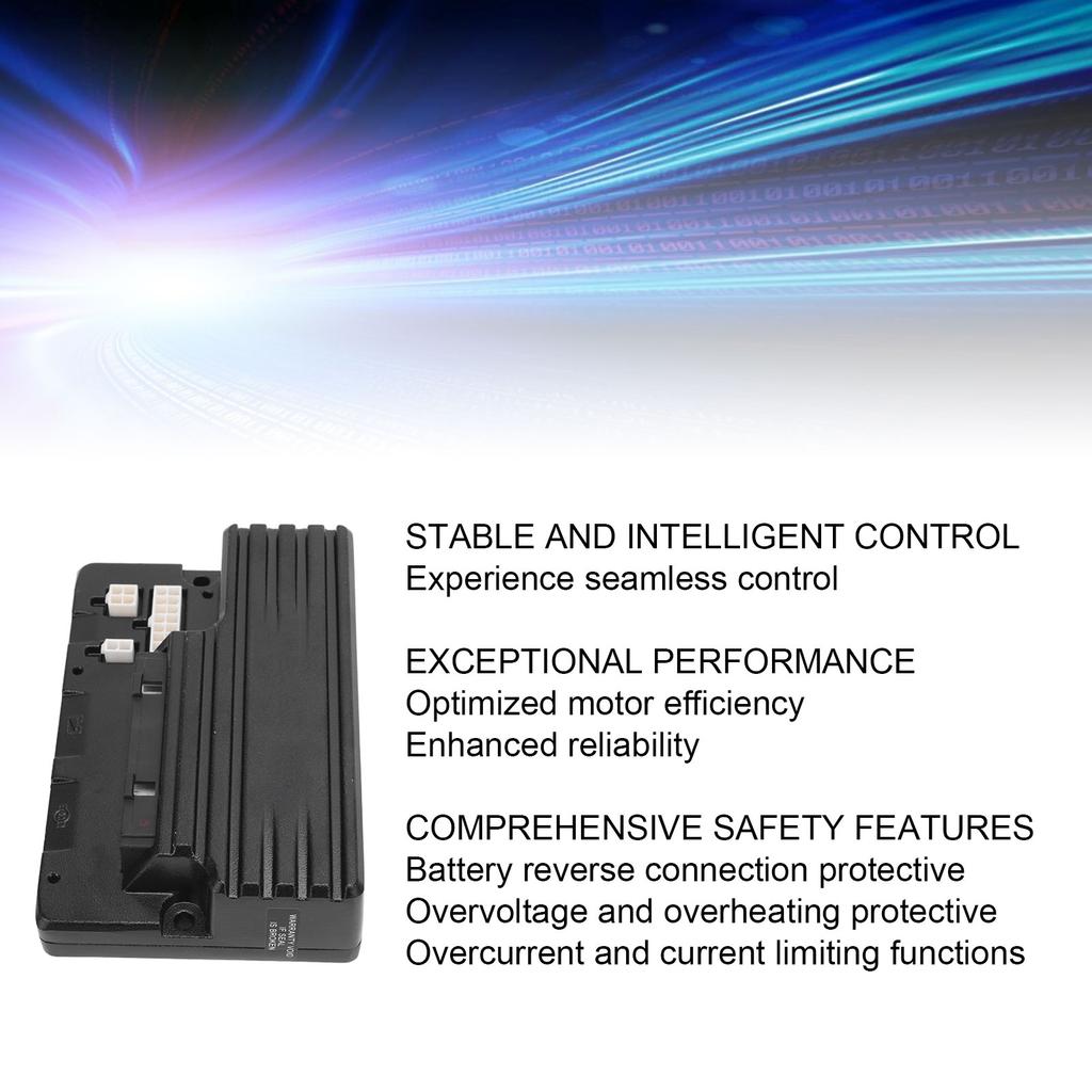 Electronic Scooter Controller Parts 24V 140A Stable Control Smart Motor Efficiency Scooter Controller