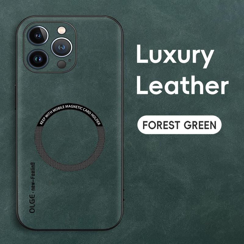 Magnetic Retro Leather Soft Case For iPhone 14 Pro Max iPhone14 Pro Max Plus 5G Wireless Charging Phone Case Cover