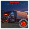 2PCS LED Marker Lights Trailer 12V Waterproof Red Chicken Lights for Semi Trucks Freightliner Cargo – Universal Fit