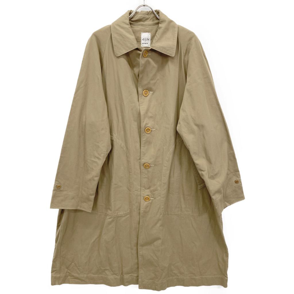 45R 8012012 Beige Rice Chino 908 Coat coat Not written beigeUsed