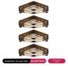 Brushed Gold 4-Tier Triangle Bathroom Corner Shelf
