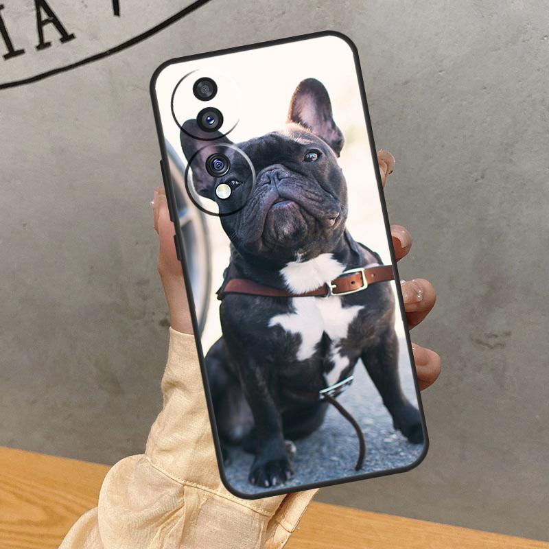 

Чехол для собаки французский бульдог мопс для Honor Magic 5 6 7 Pro Чехол для Honor 400 200 50 70 90 Lite X9 X8a X8b X9a X9b X9c Honor 400 Lite