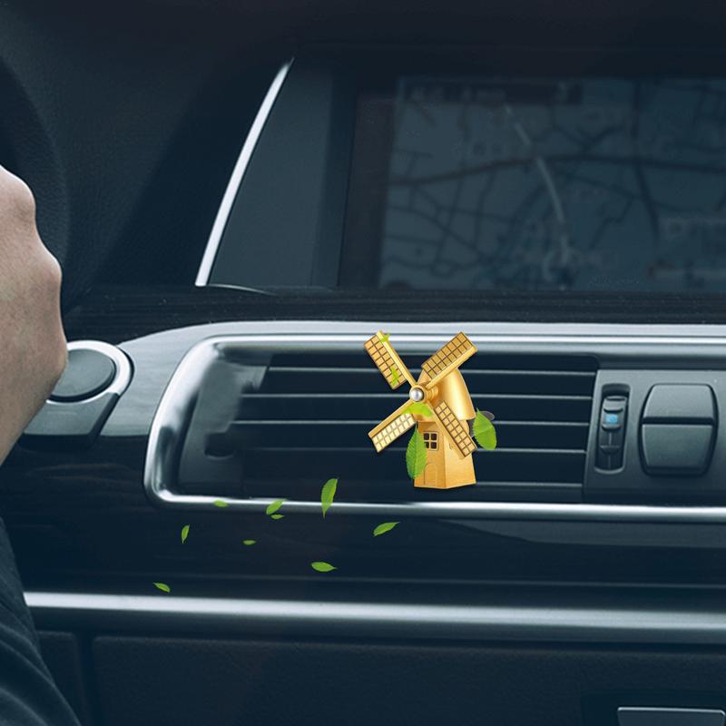 Air Freshener For Car Windmill House Shape Air Freshener For Cars Perfume Fragrance Accessories Multifunctional Decorative