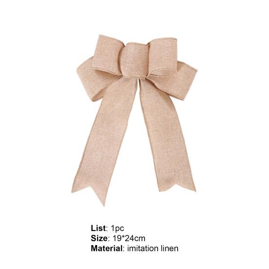 Bowknot Ornaments Cute Creative Festive Christmas Bow All Match Multi-use Bow-knot Decor Bowknot Ornaments Home Decor