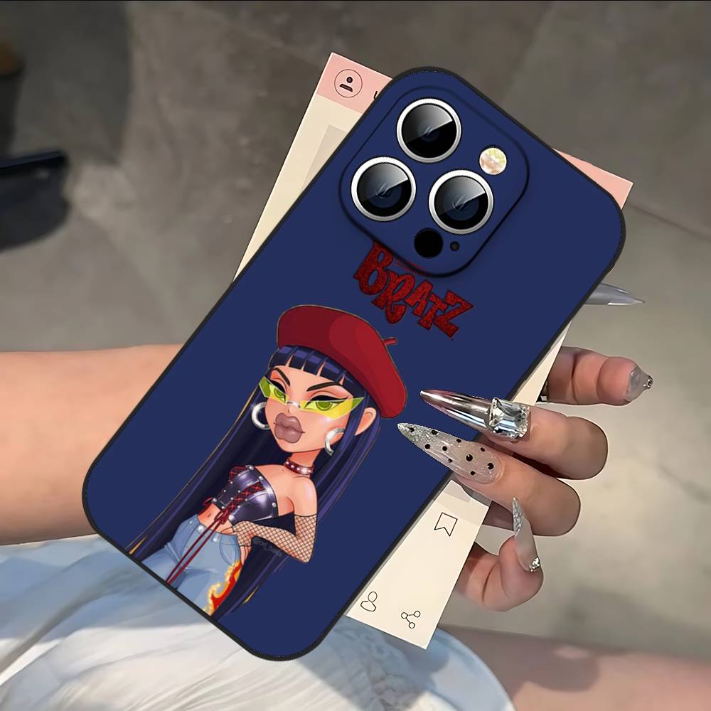 Lovely-DollS-B-BratzS Phone Case For IPhone 17 16 15 14 13 12 11 PRO MAX PLUS Mini TPU Soft To Skin-friendly Case