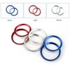 2 Stück/Set Chrom Aluminium Auto Exterieur Logo Ring Motorhaube Kofferraumdeckel Emblem Kreis Dekoration Emblem Für B+M+W 3 4 Serie M3 M4 E36 E46 E90
